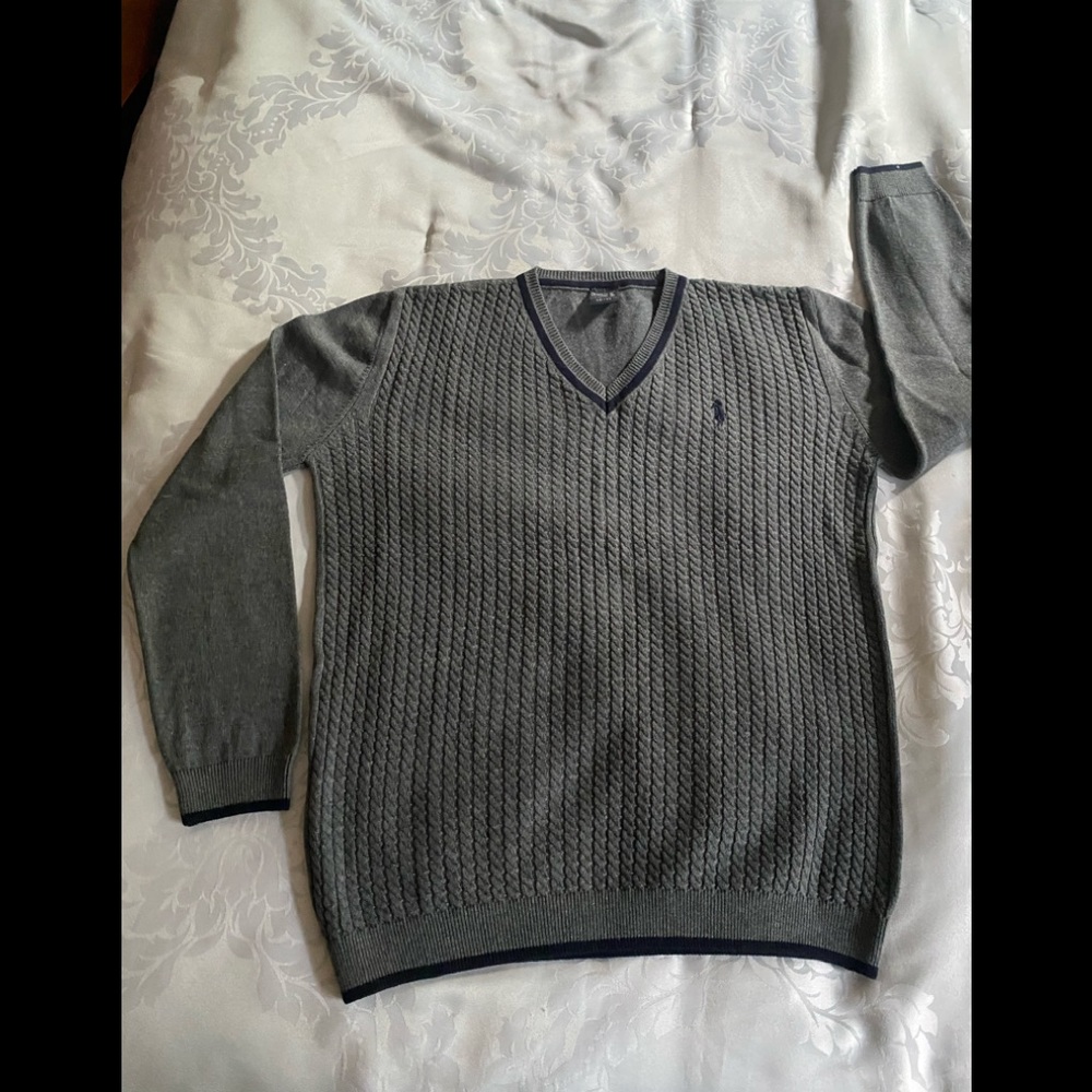 Sweaters, jackets, pants, clothing polo shirts
